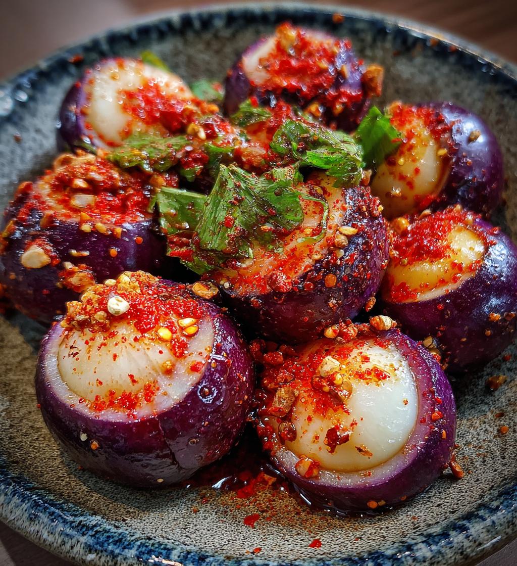 Mangosteen mit Chili-Pulver