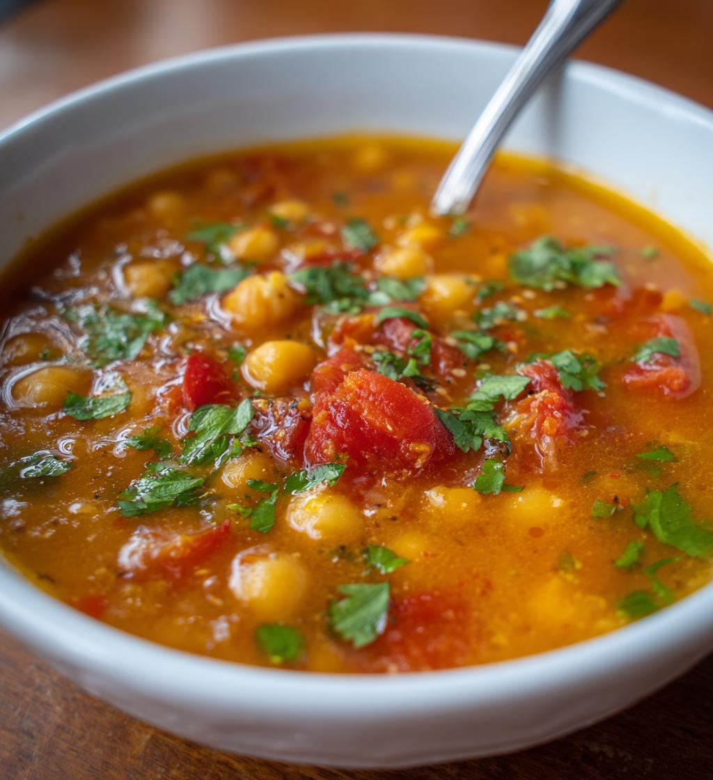 Marokkanische Kichererbsensuppe - detail 1