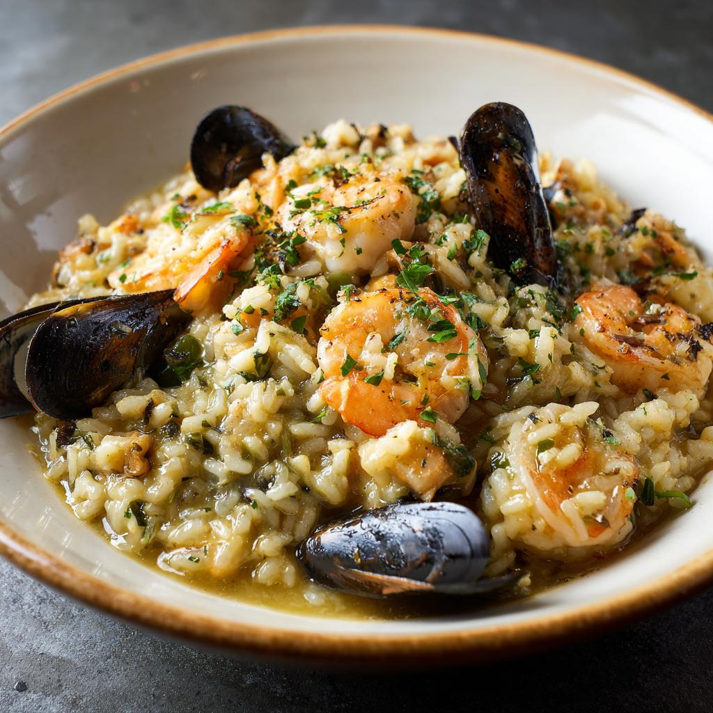 Meeresfrüchte-Risotto