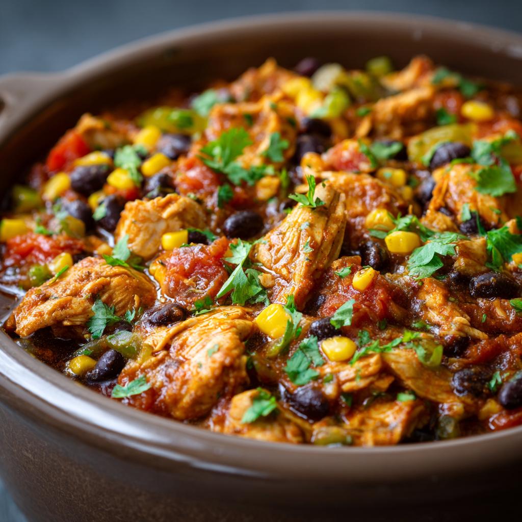 Mexikanisches Hähnchen aus dem Slow Cooker