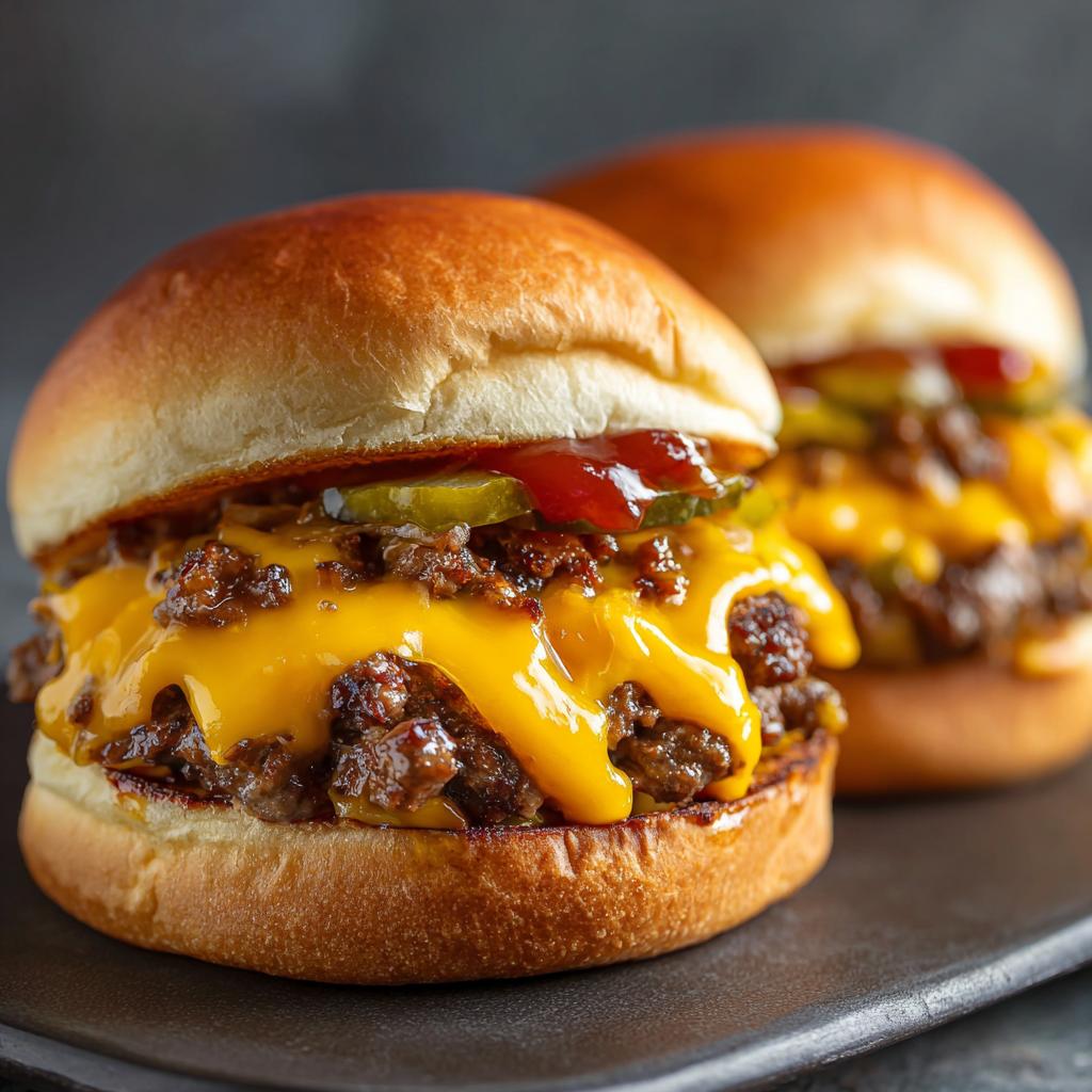 Ofen-gebackene Cheeseburger für jede Gelegenheit - detail 1