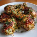 Ofen-gebackene Hähnchenkeulen