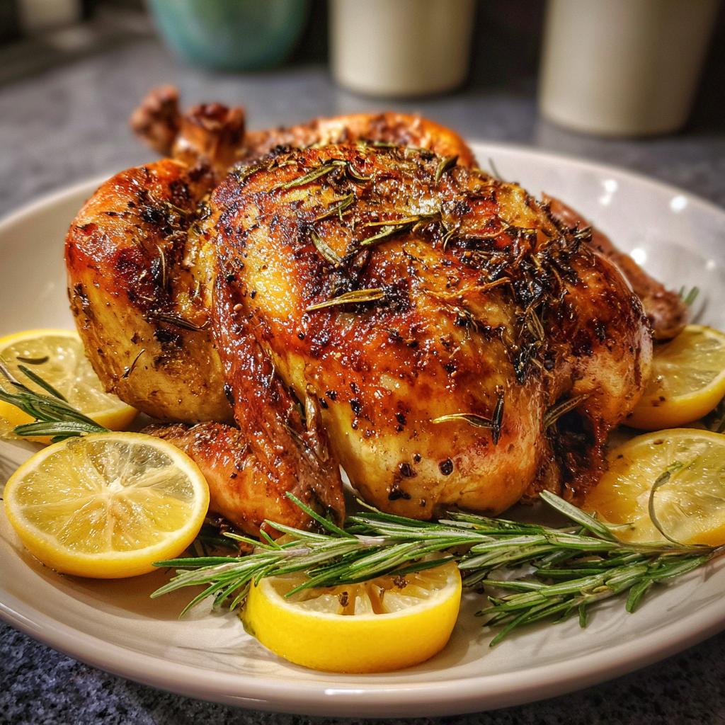 Ofen-gebackenes Hähnchen