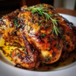 Ofen-gebackenes Kräuterhähnchen