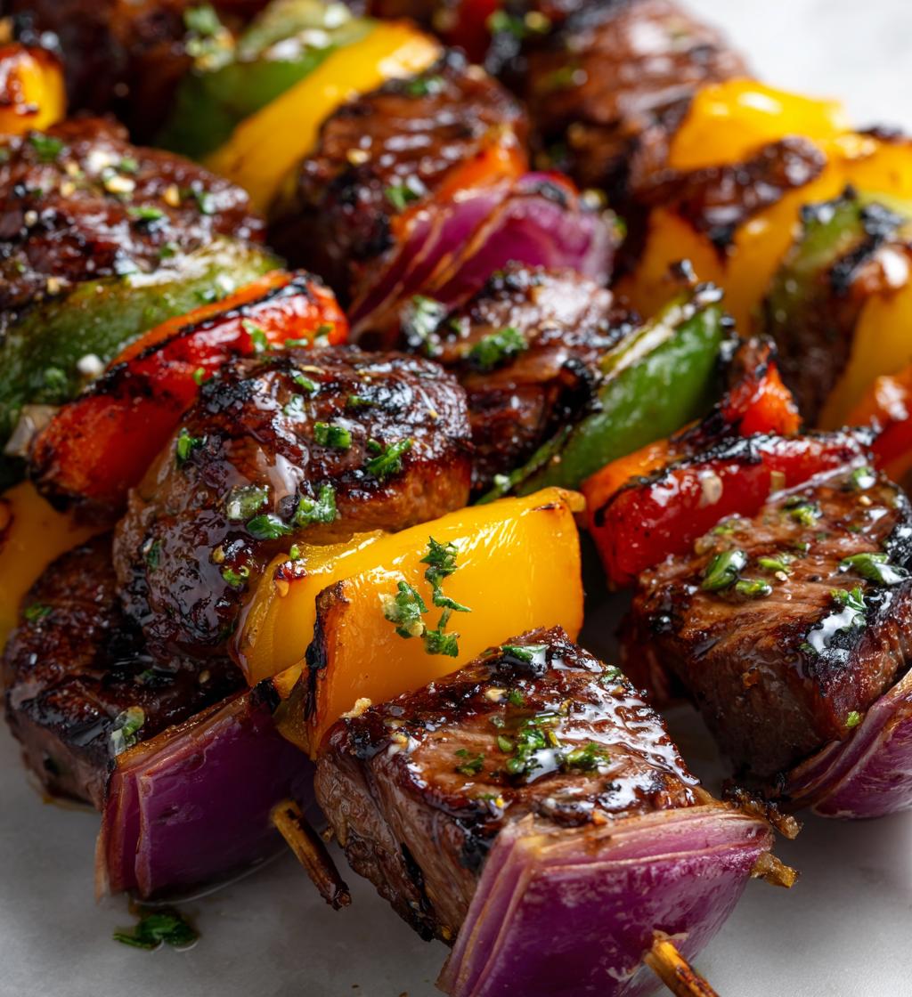 Perfekte Gegrillte Steakspieße - detail 1