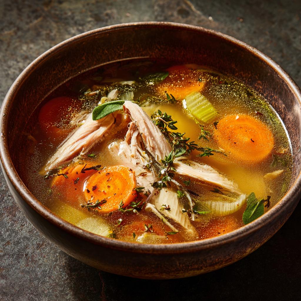 Perfekte Hühnerbrühe - detail 1