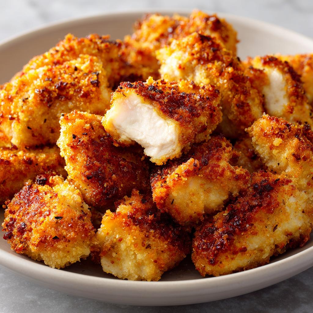 Perfekte knusprige Hähnchenbissen