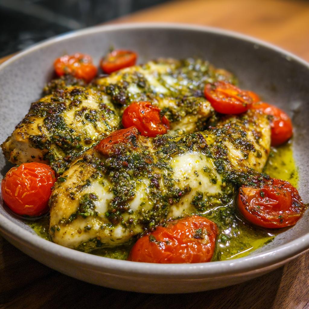 Pesto-Hühnchen aus der Heißluftfritteuse - detail 1