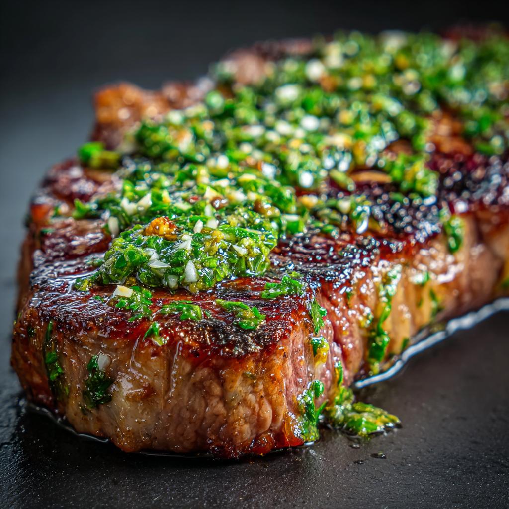 Rindersteak mit Chimichurri Butter - detail 1