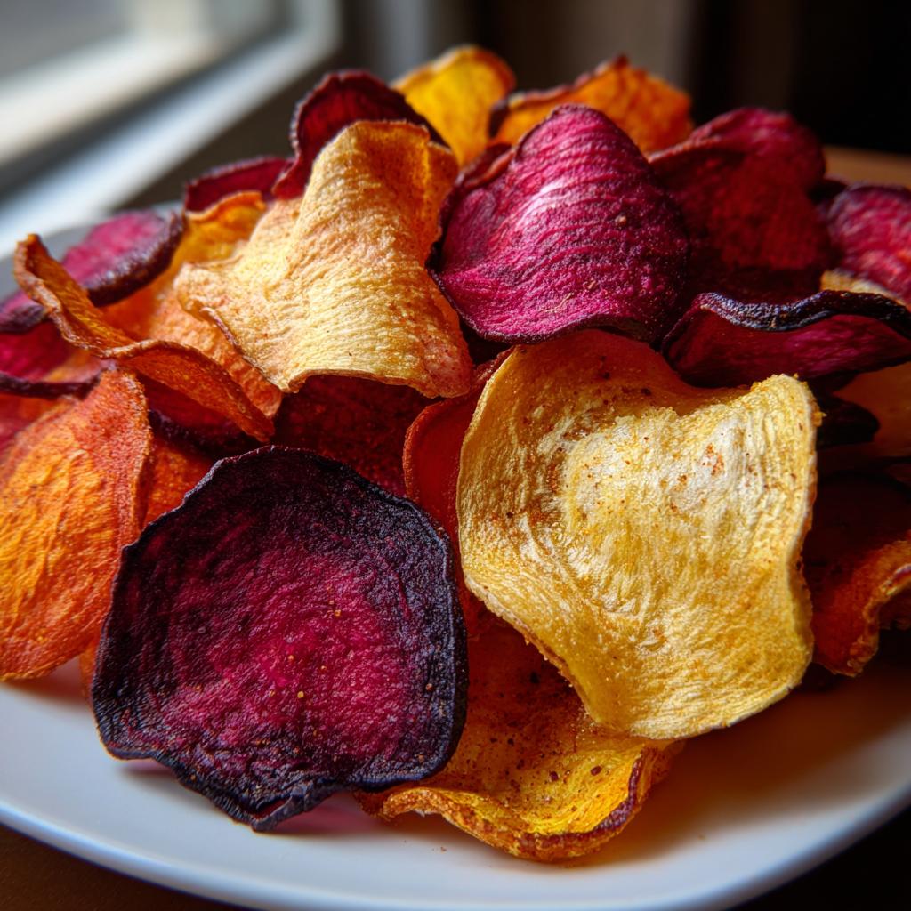 Rote Bete und Süßkartoffel Chips - detail 1