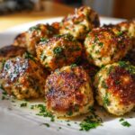 Saftige Hähnchenfleischbällchen