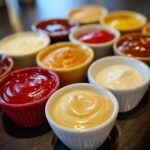 Saucenauswahl für Chicken Nuggets