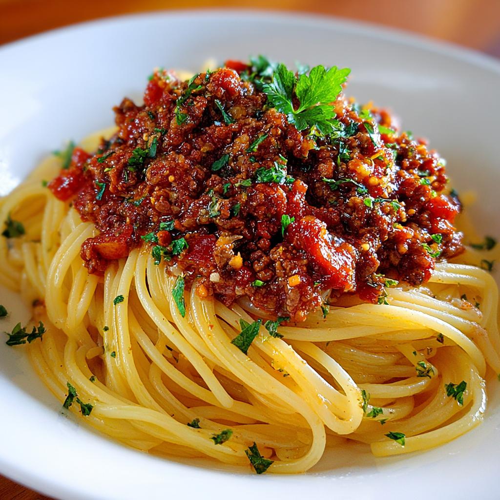 Schnelle und Einfache Bolognese Pasta - detail 1