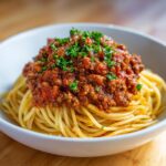 Schnelle und Einfache Bolognese Pasta