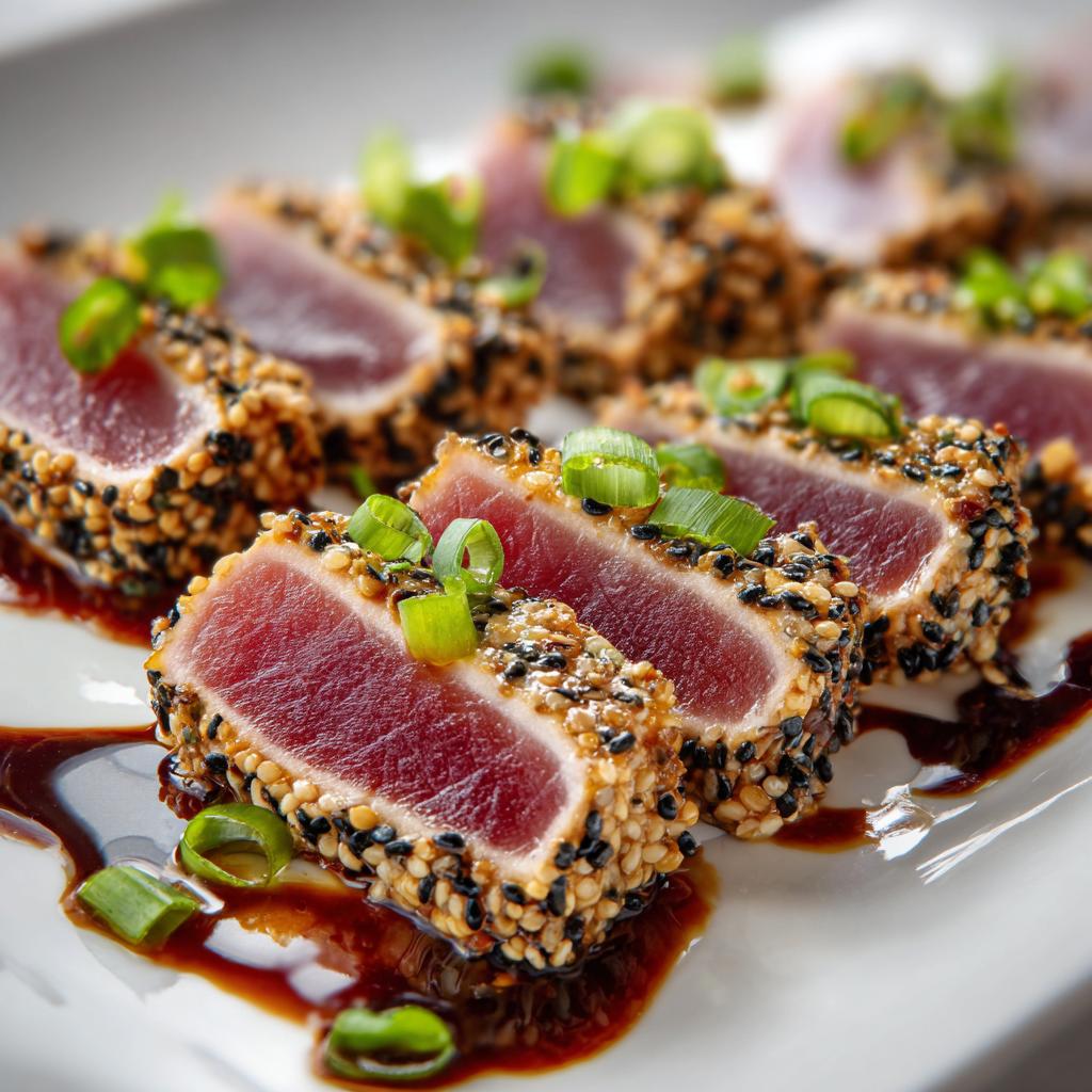 Sesamkrustentuna - detail 1