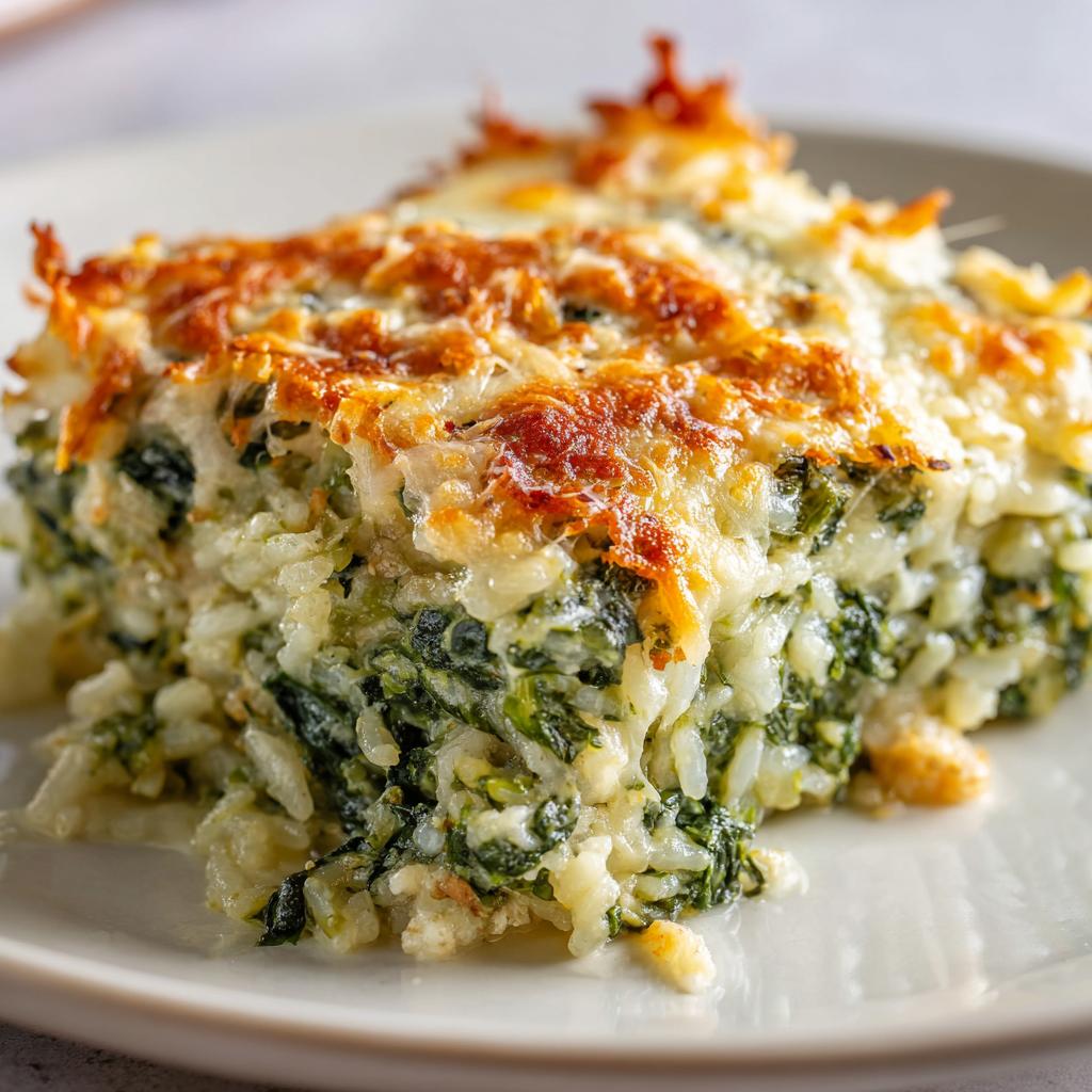 Spinat-Hühnchen-Reisauflauf - detail 1