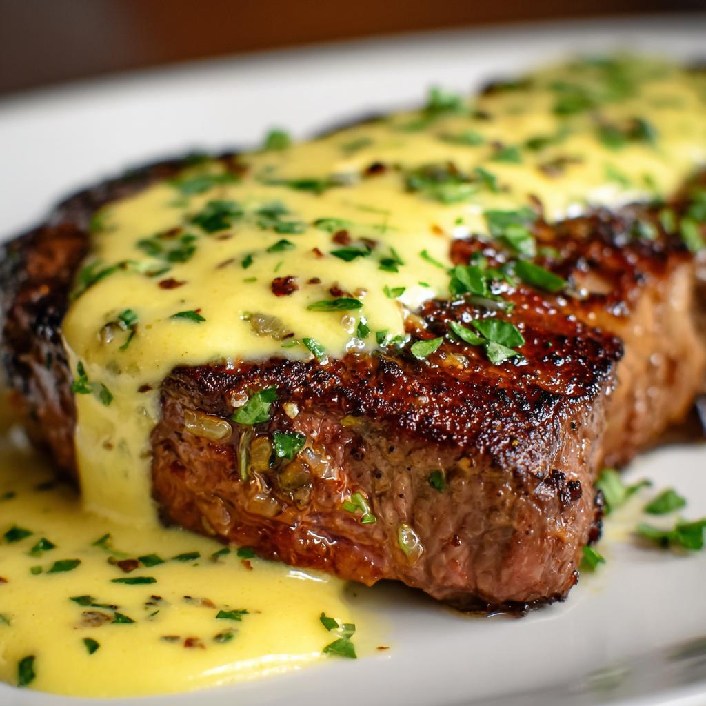Steak mit Béarnaise-Sauce