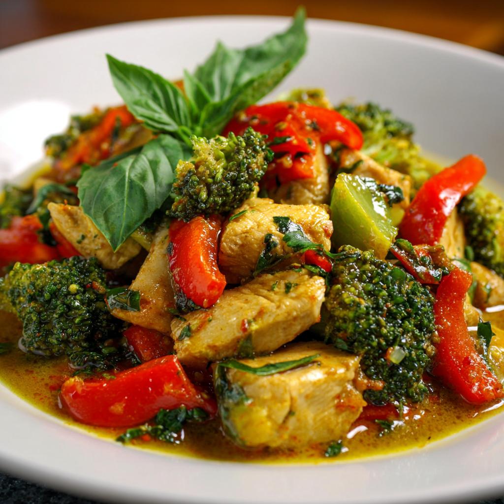 Thailändisches Hühnchen-Kokos-Curry