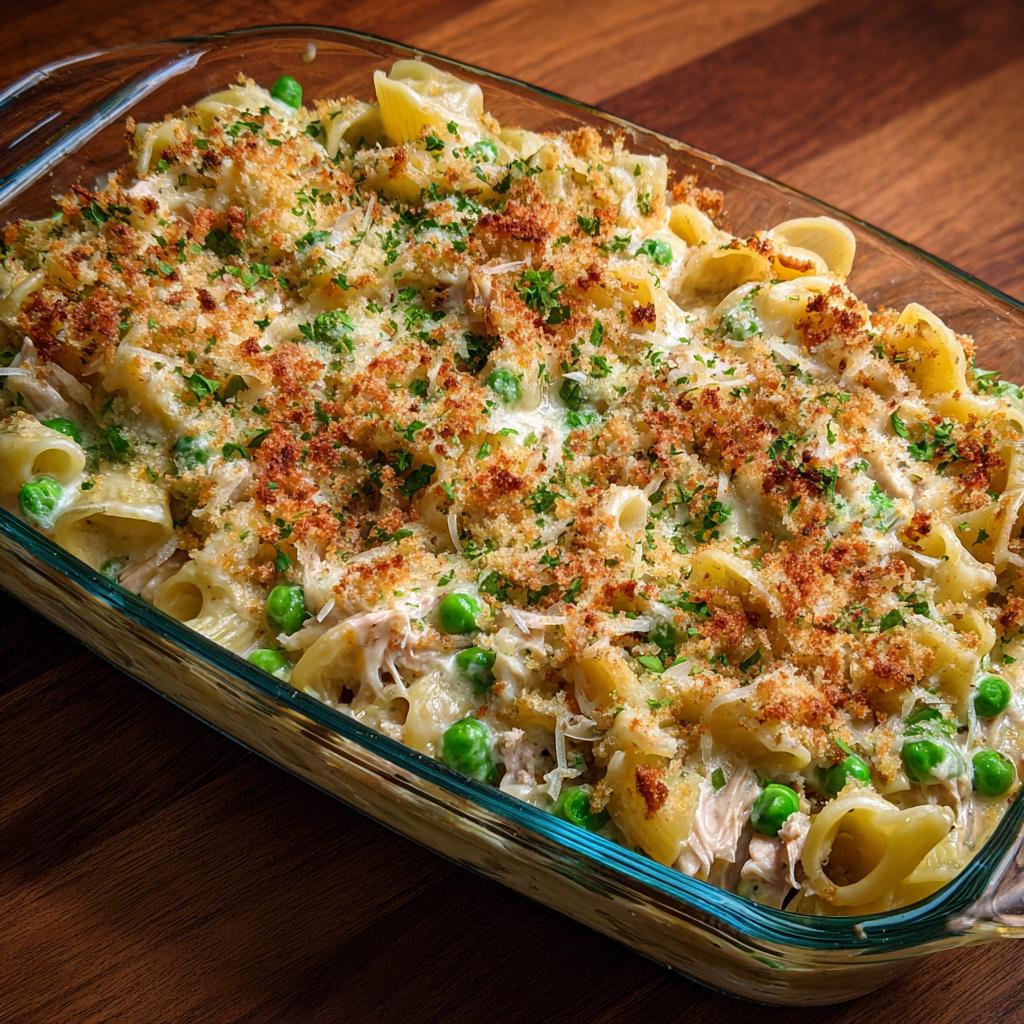 Thunfisch-Pasta-Auflauf
