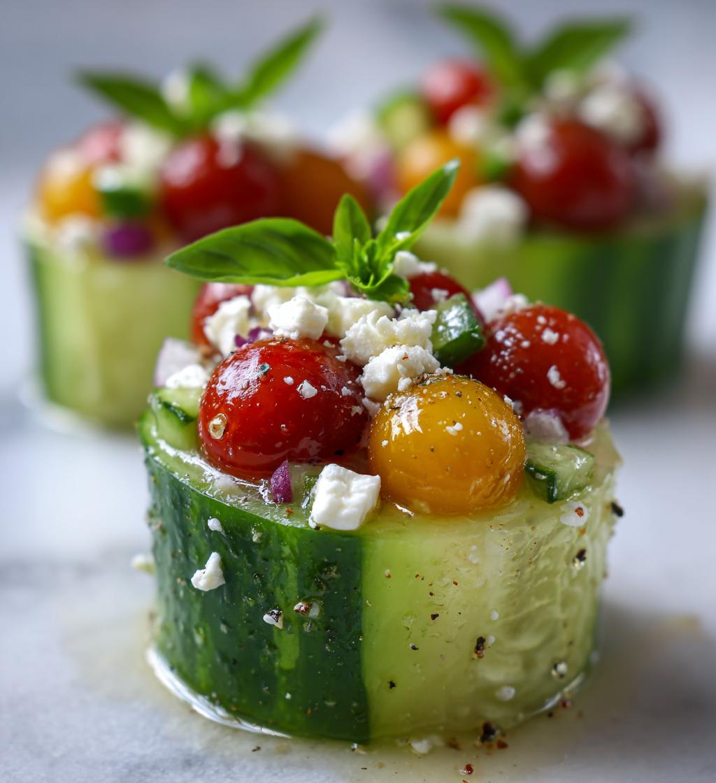 Tomaten-Gurken-Salatbecher - detail 1