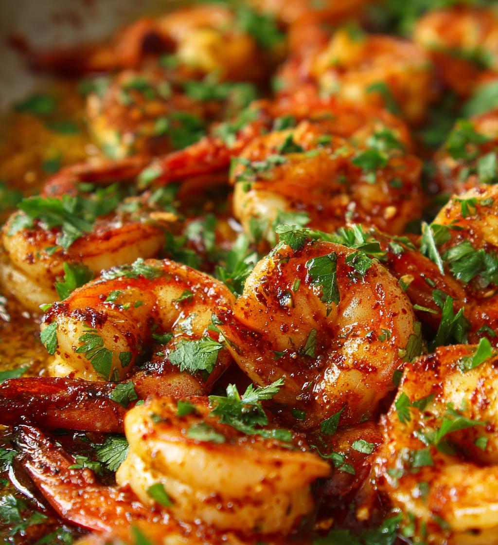 Würzige Gebackene Garnelen