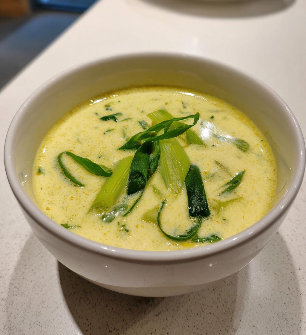 Blitz-Käse-Lauch-Suppe