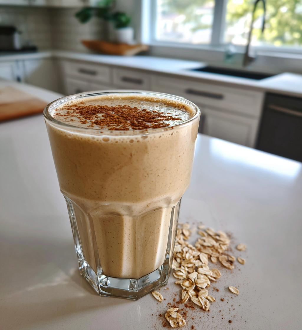 Gesunder Smoothie mit Haferflocken