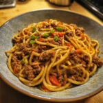 Nudel Hackfleisch Pfanne