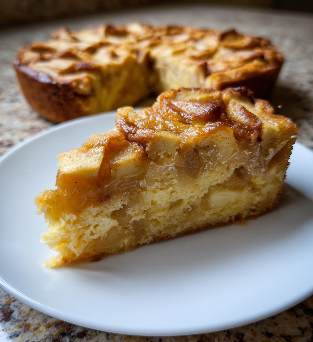 apfelkuchen mit pudding