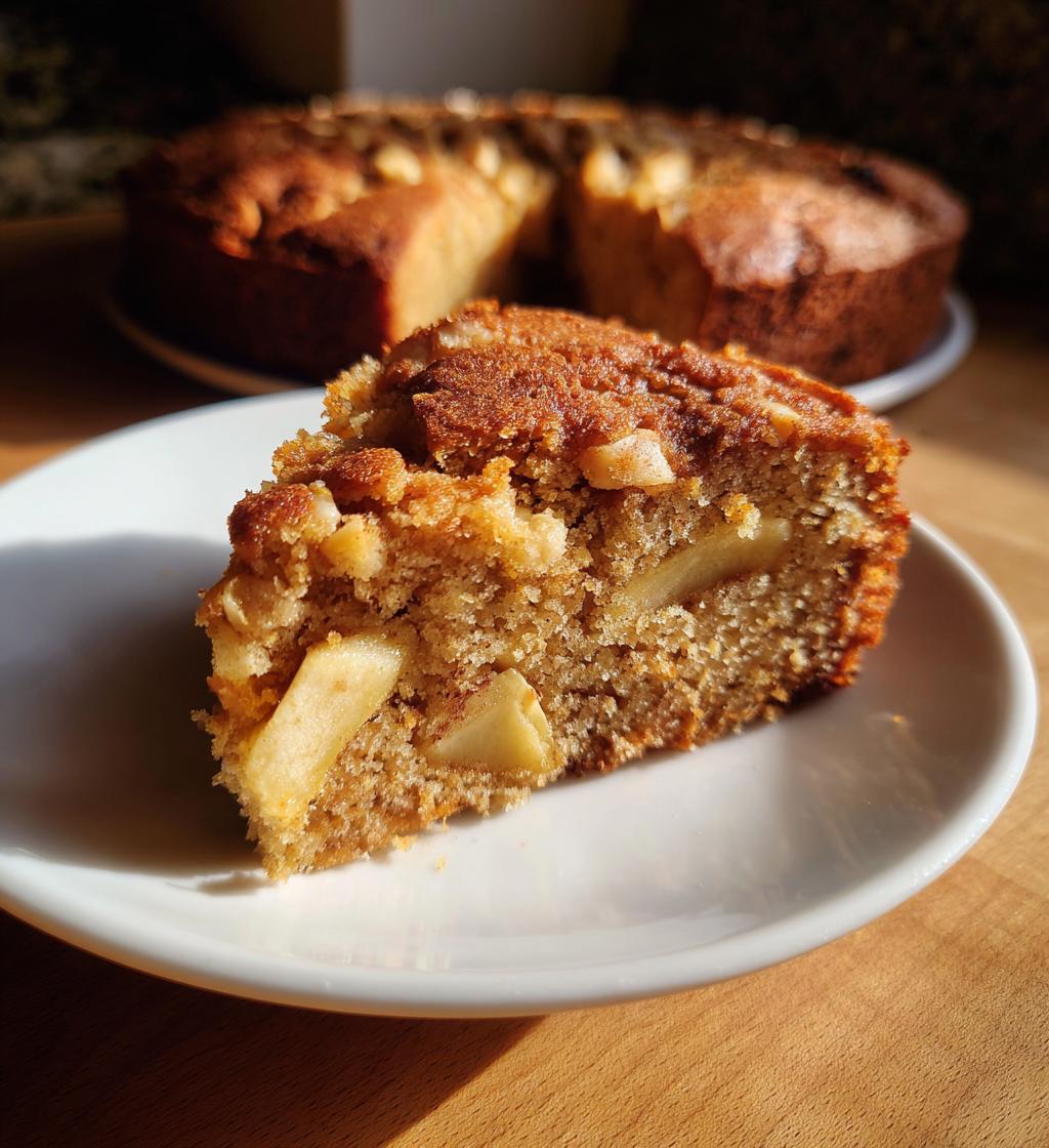 gesunder apfelkuchen