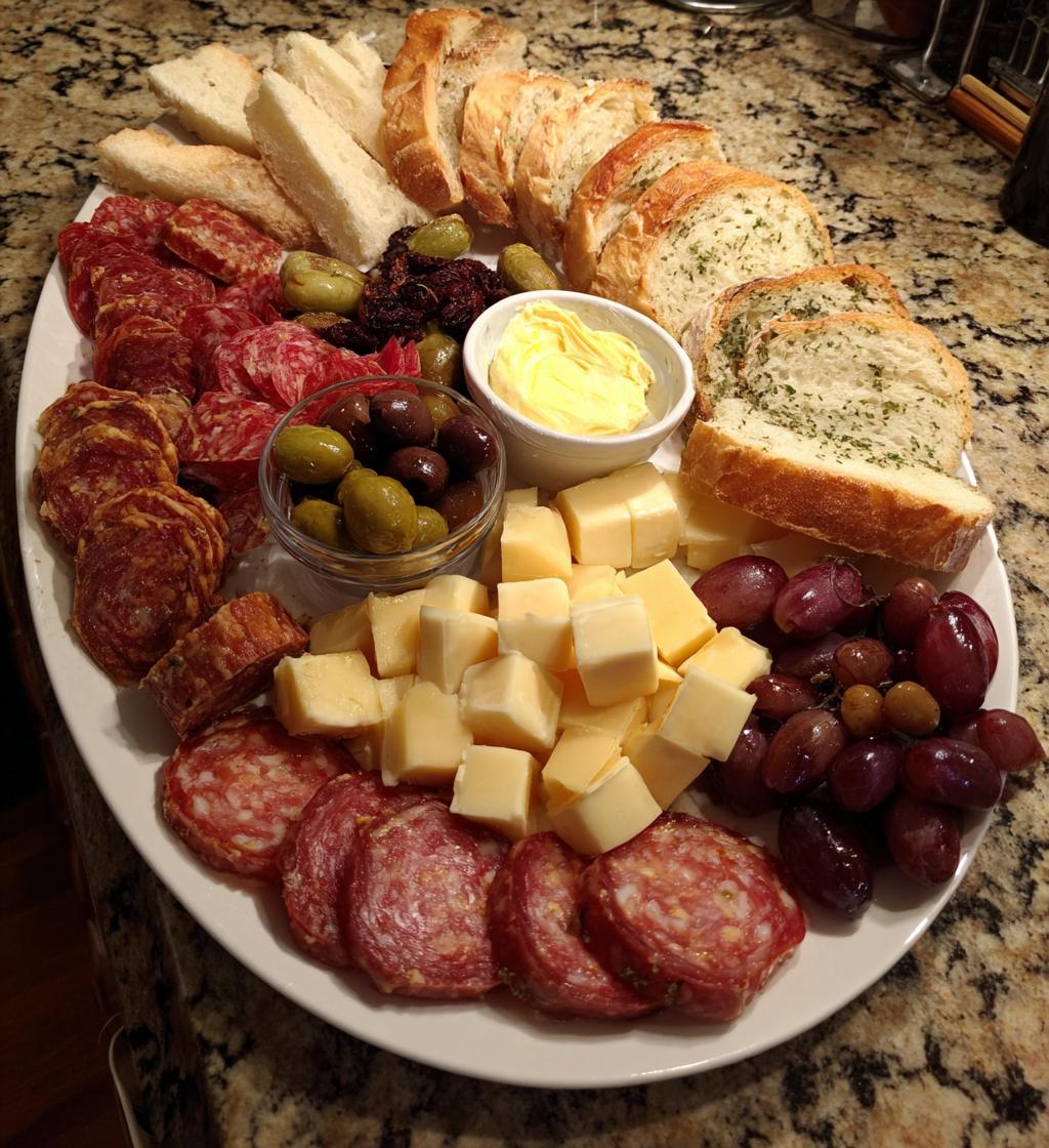 wurstplatte anrichten einfach