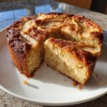 Apfelkuchen mit Marzipan