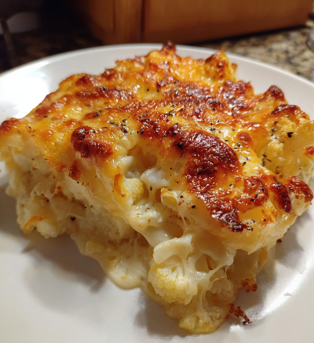 Blumenkohl-Käse-Gratin