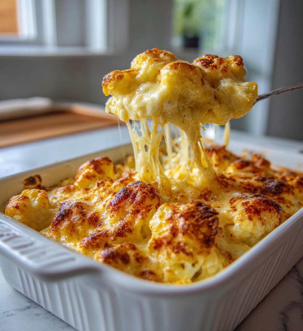 Blumenkohl-Käse-Gratin
