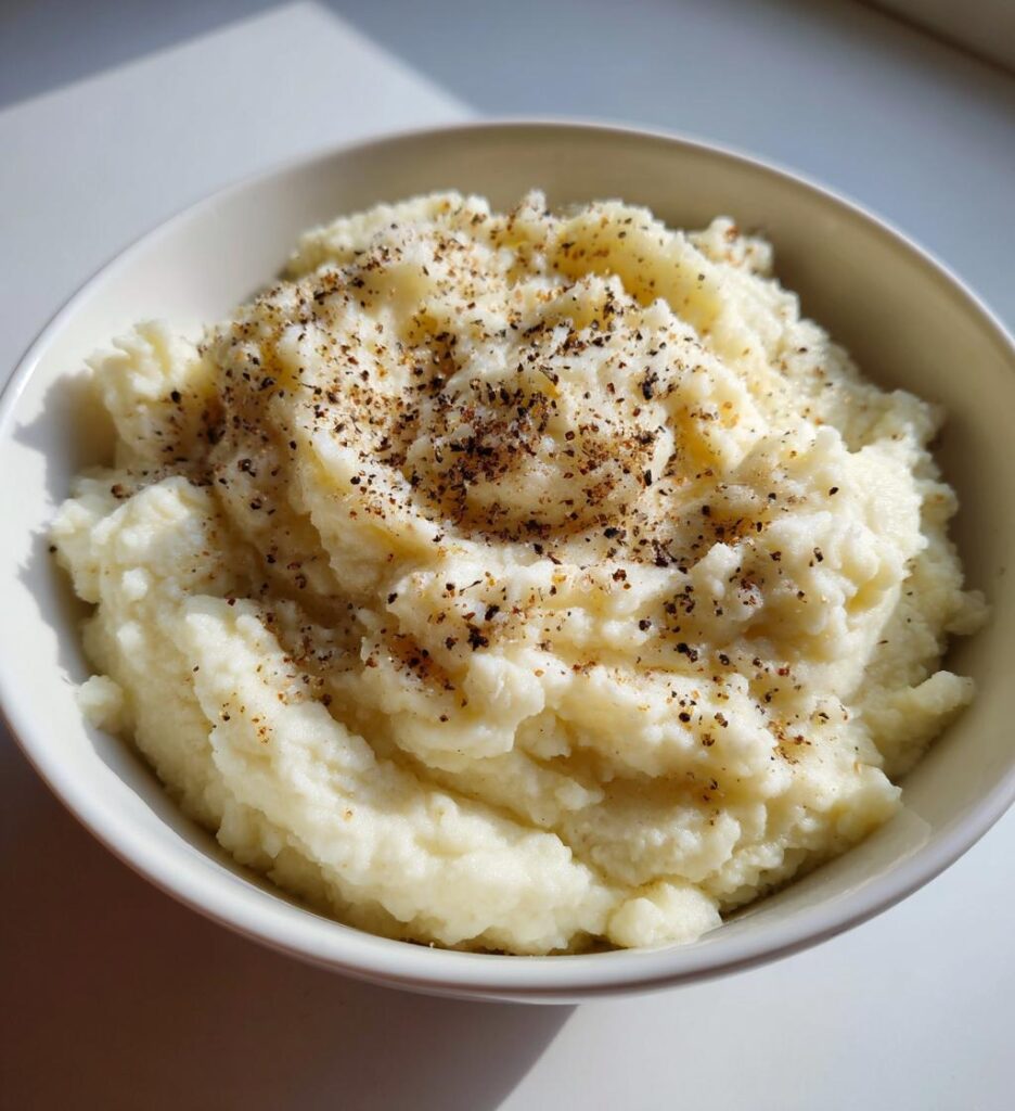 Blumenkohl-Püree als Beilage