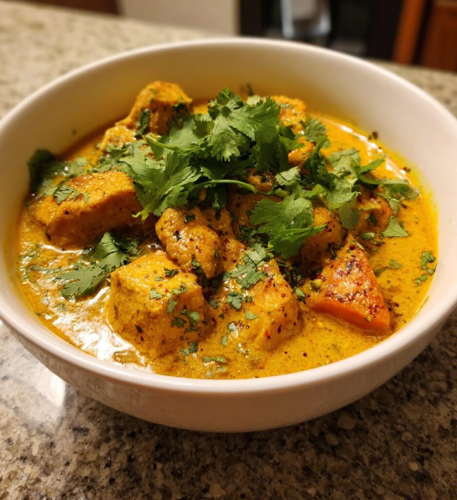 Butternut-Kürbis-Curry mit Kokosmilch