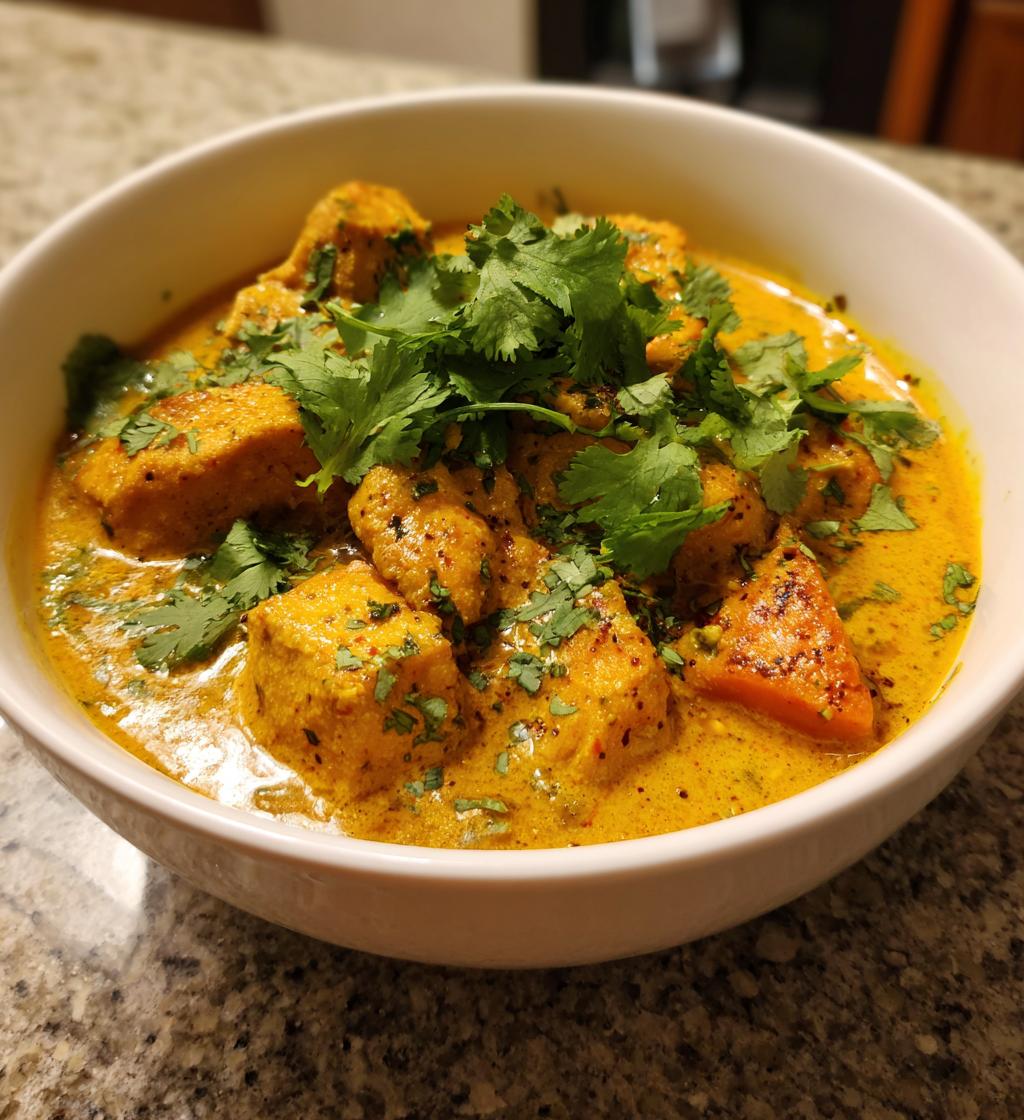 Butternut-Kürbis-Curry mit Kokosmilch