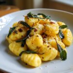 Butternut-Kürbis-Gnocchi mit Salbeibutter
