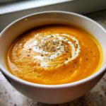 Butternut-Kürbis-Suppe mit Ingwer