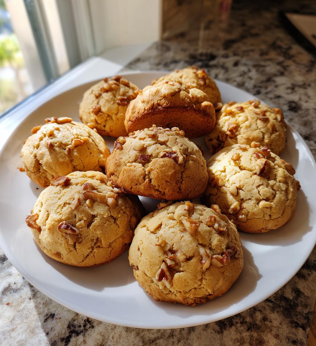 Cookies mit Walnüssen und Ahornsirup