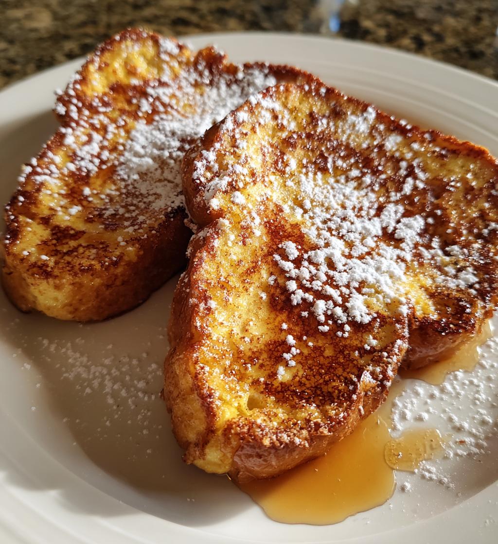 French Toast mit Zimt und Zucker