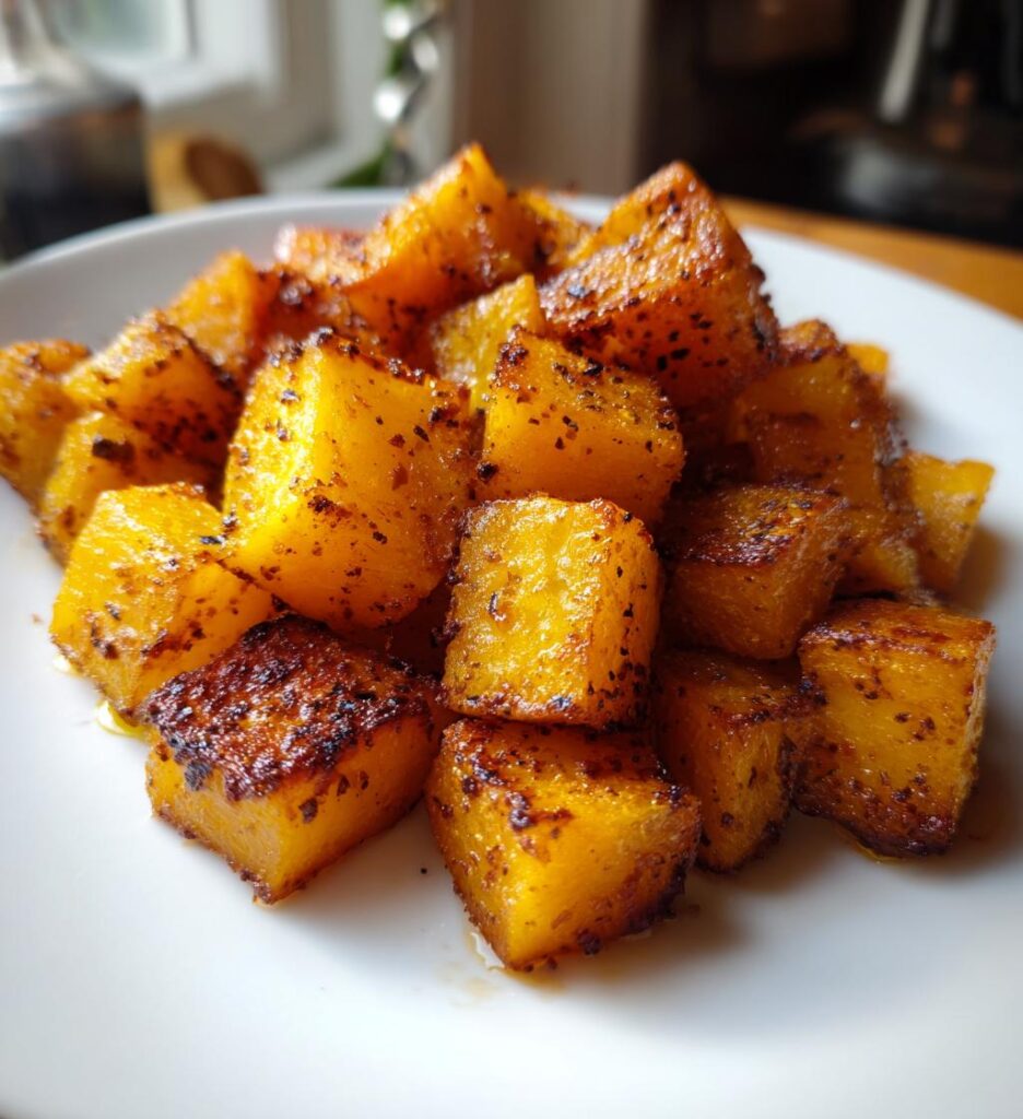 Gerösteter Butternut-Kürbis aus dem Ofen