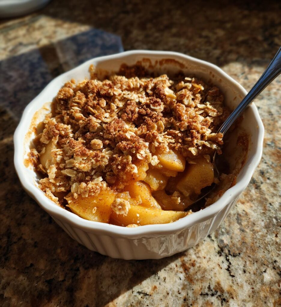 Glutenfreier Apfelcrisp