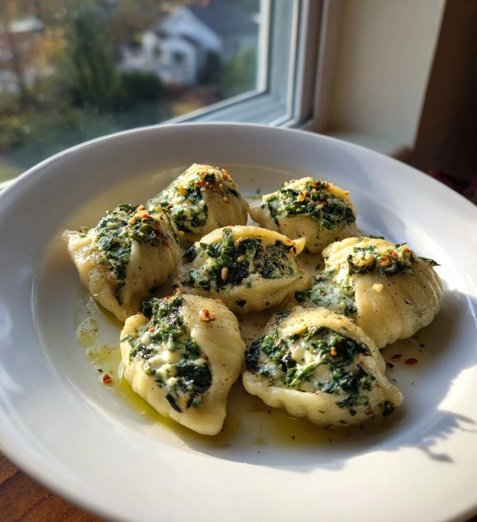 Gnocchi mit Spinat-Ricotta-Füllung