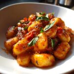 Gnocchi mit Tomatensauce und Basilikum