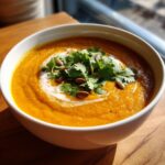 Kürbissuppe vegan mit Curry