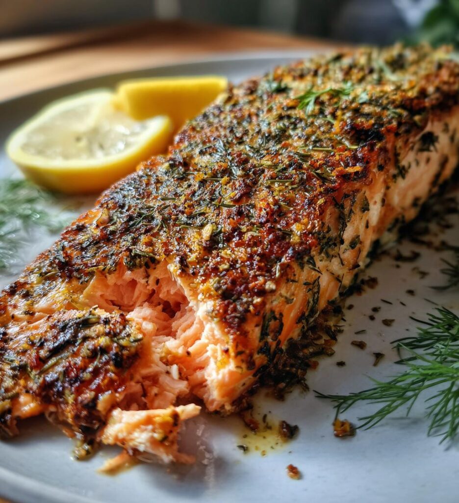 Lachs im Ofen mit Kräutern