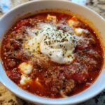 Lasagna-Suppe im Slow Cooker