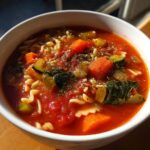 Lasagna-Suppe mit Gemüse