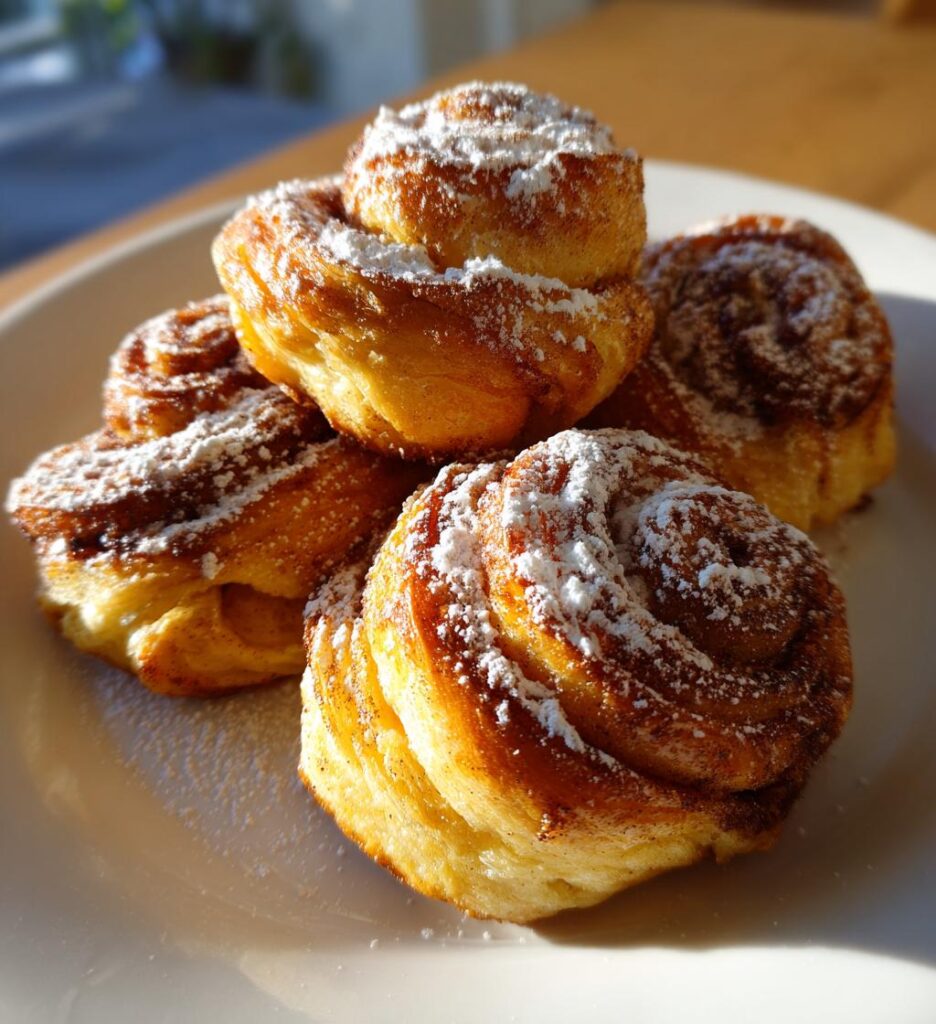 Mini-Zimtschnecken zum Frühstück